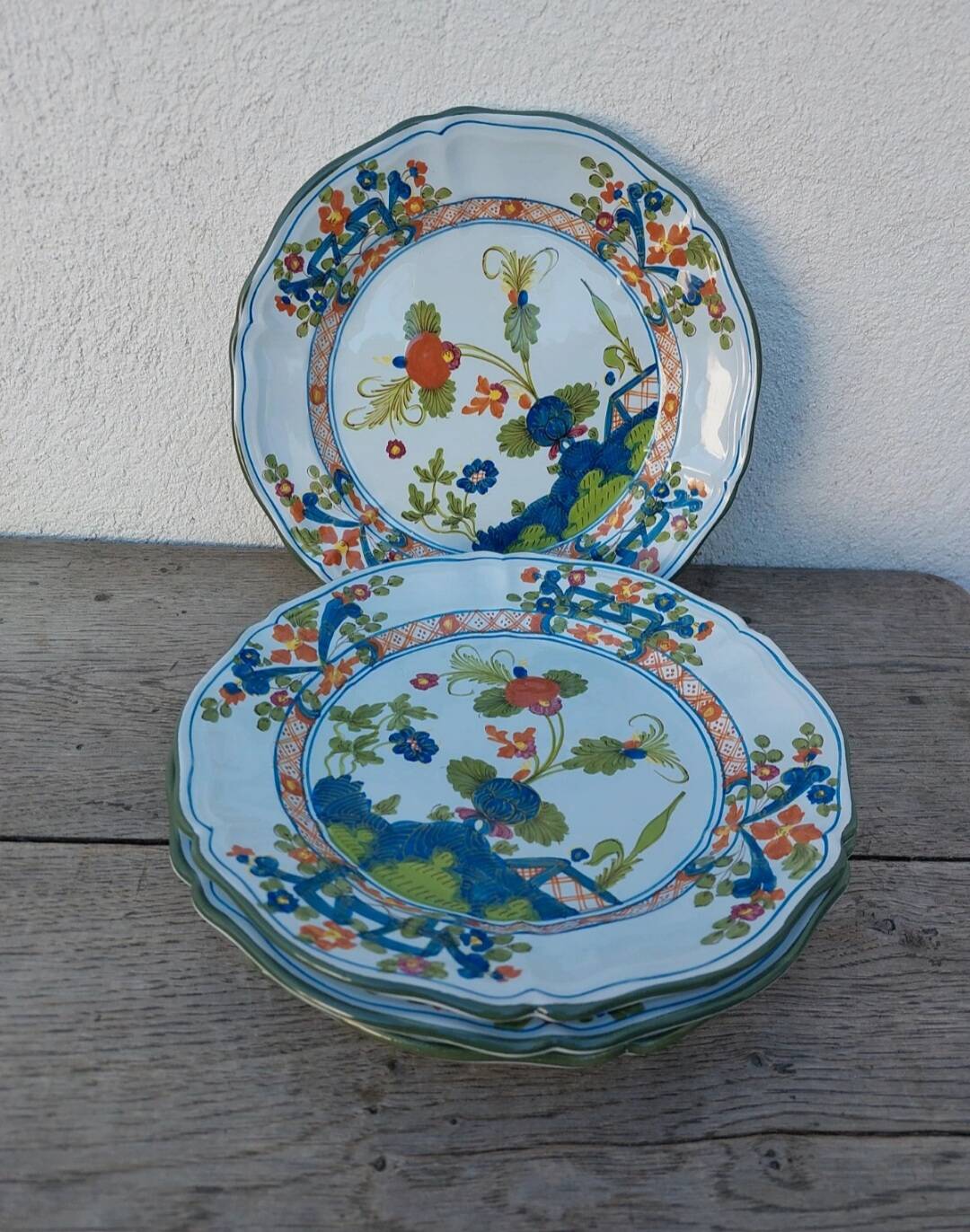 4 vintage plates Italy Christian Dior