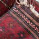 Handmade vintage Afghan Baluch rug 63cm x 109cm 1950s - 1С1169