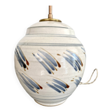 Ceramic lamp base, new fabric cable 200 cm