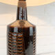 Lampe de table céramique, Per Linnemann-Schmidt pour Palshus, Danemark, 1960