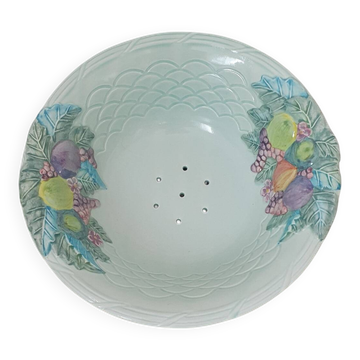 Fruit strainer / salad bowl in Barbotine