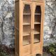 Parisian glass cabinet art deco raw wood 1930