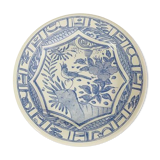 Gien blue bird flat plate