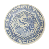 Gien blue bird flat plate