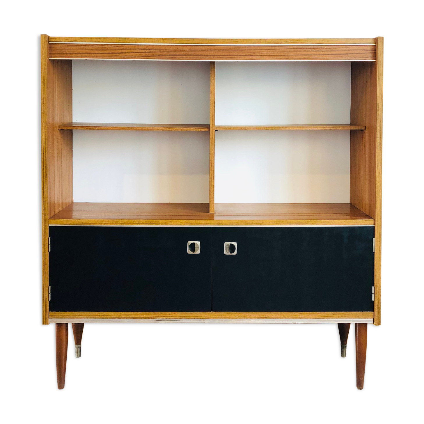 Vintage teak library 1960