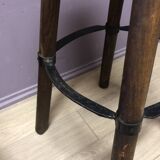 2 brutalist style stools