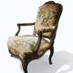 Fauteuil à la reine – Style Louis XV – Restauré et rénové