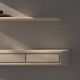 Contemporary Handmade Textured Plaster Wall Shelf
