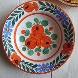 5 handmade ceramic plates Romania slavic bohemian birds table or wall