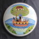 Bonbonnière ronde porcelaine Villeroy et Boch design naïf L'Arche de Noé Laplau