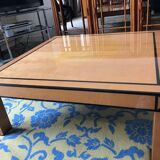Table basse bois laqué