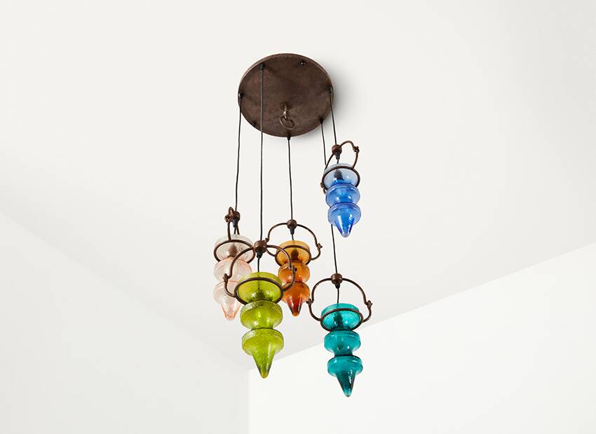 Lustre "Stalactite" de Nanny Still pour Massive & Val Saint Lambert 1960