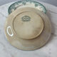 Set of 6 flat plates, ironstone Narcisses Onnaing.