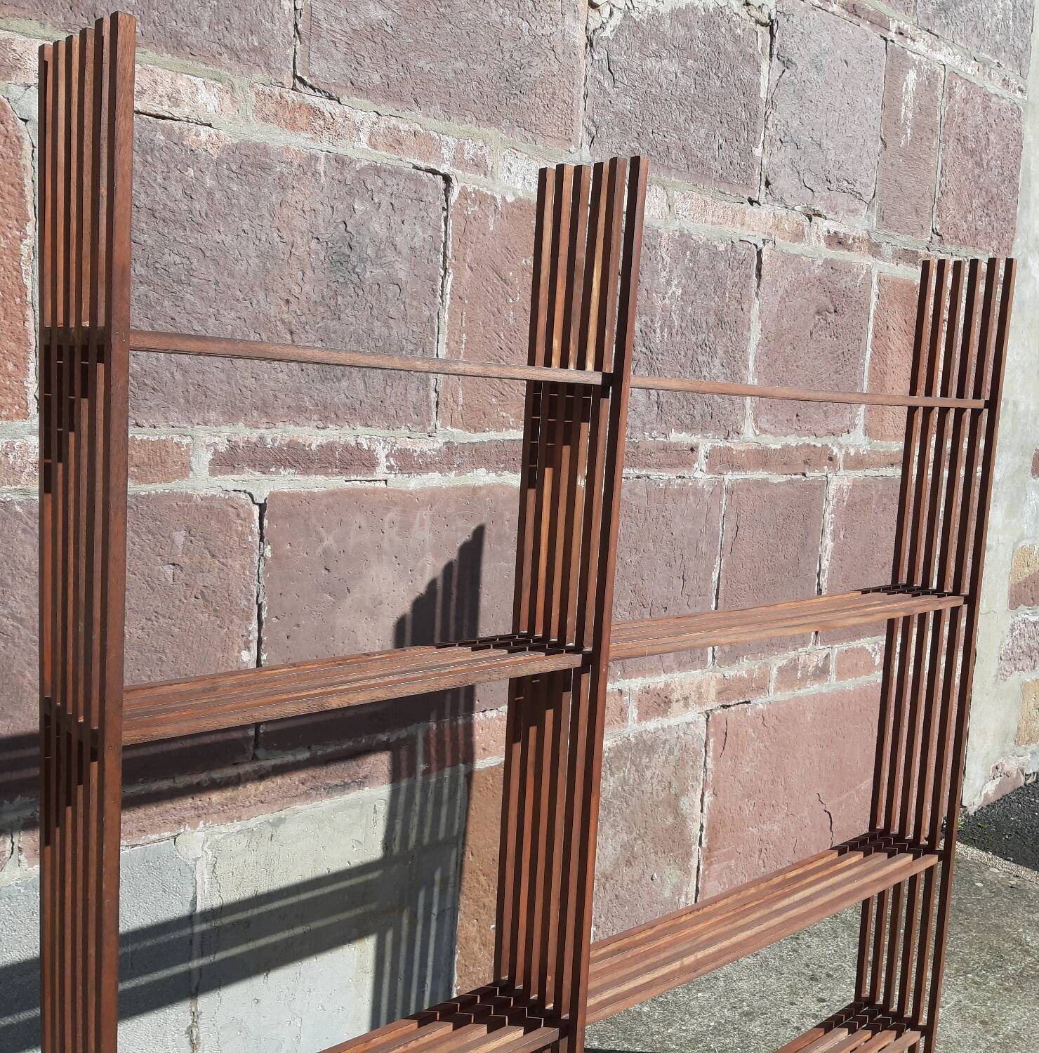 Scandinavian wall shelf (or bookcase), 60s/70s