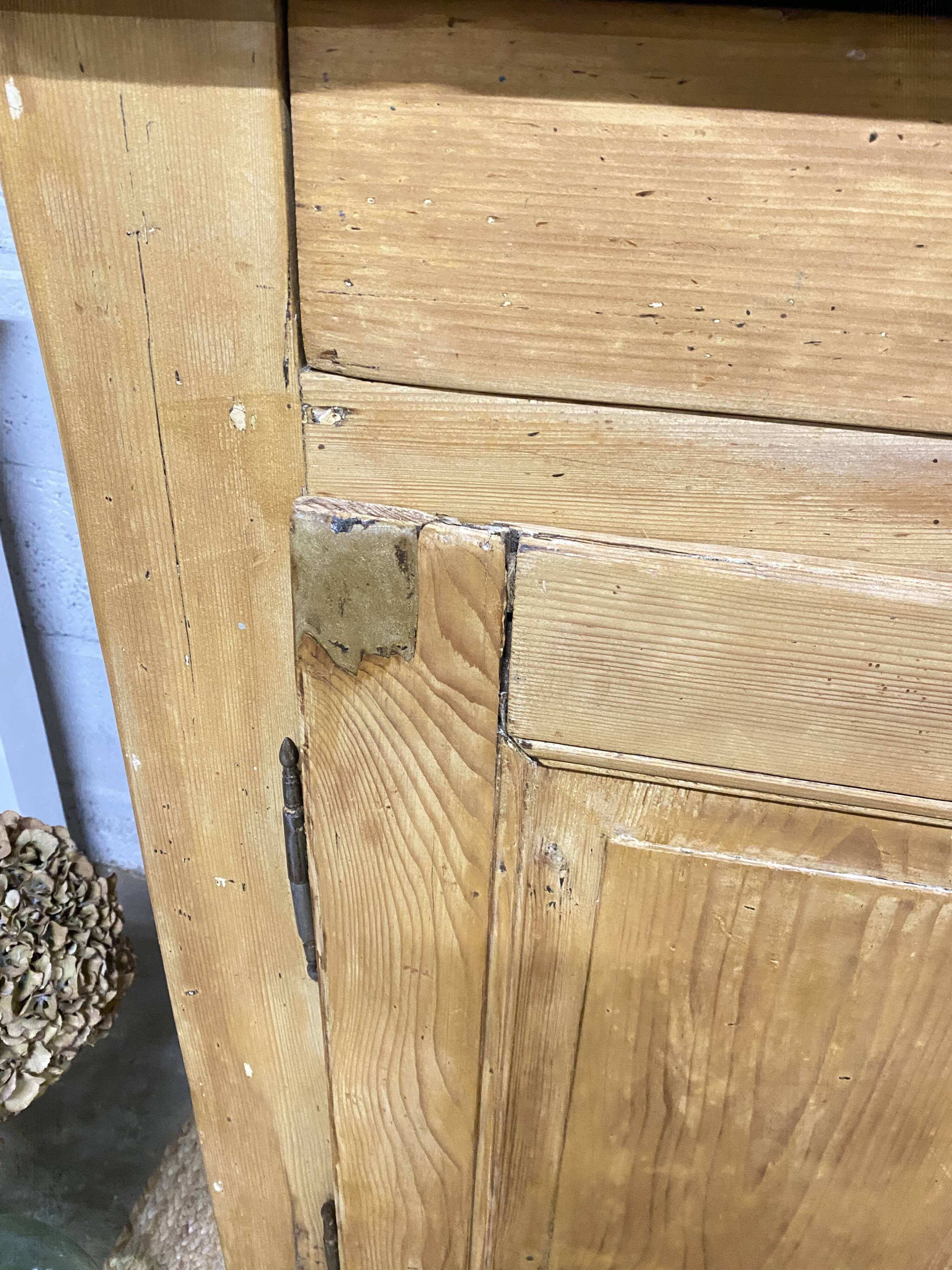 Parisian buffet in pitch pine