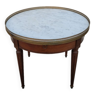 Antique Louis xvi style marble hot water bottle coffee table