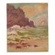 Sea landscape painting 1950