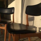 Pair of modernist Scandinavian chairs from the 1960s