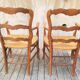 Old rustic armchairs