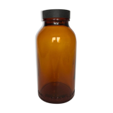 Vintage Mid Century Modern Glass Apothecary Bottle By Carlo Erba Milan