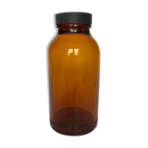 Vintage Mid Century Modern Glass Apothecary Bottle By Carlo Erba Milan