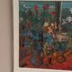 Original Swedish Oil on Canvas 'Still Life with Flowers' by Eric With