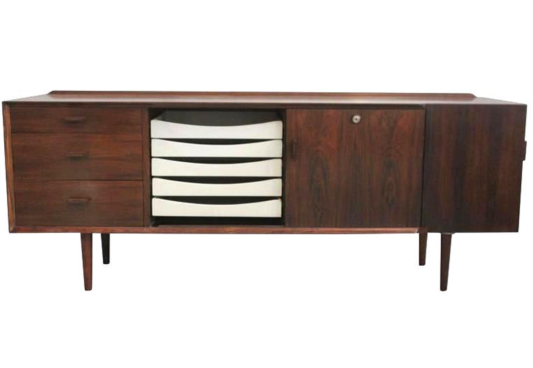 Executive desk in rosewood by Arne Vodder for Sibast Møbler