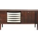 Bureau de direction en bois de rose par Arne Vodder pour Sibast Møbler
