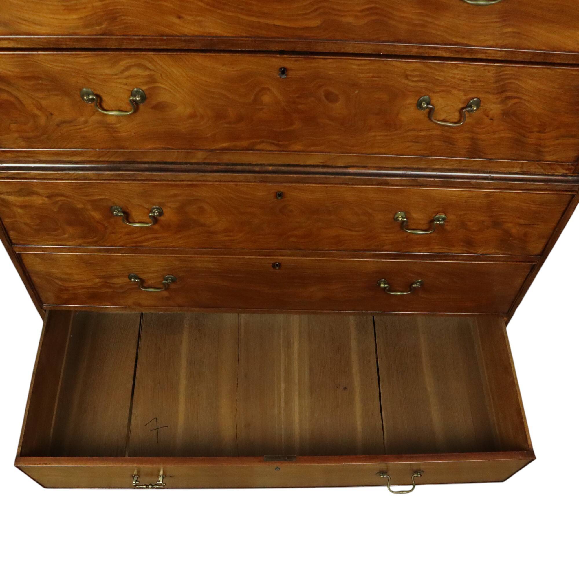 Antique mahogany commode, George III style, 19th century.