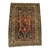 Antique Handmade Caucasian Shirwan Rug