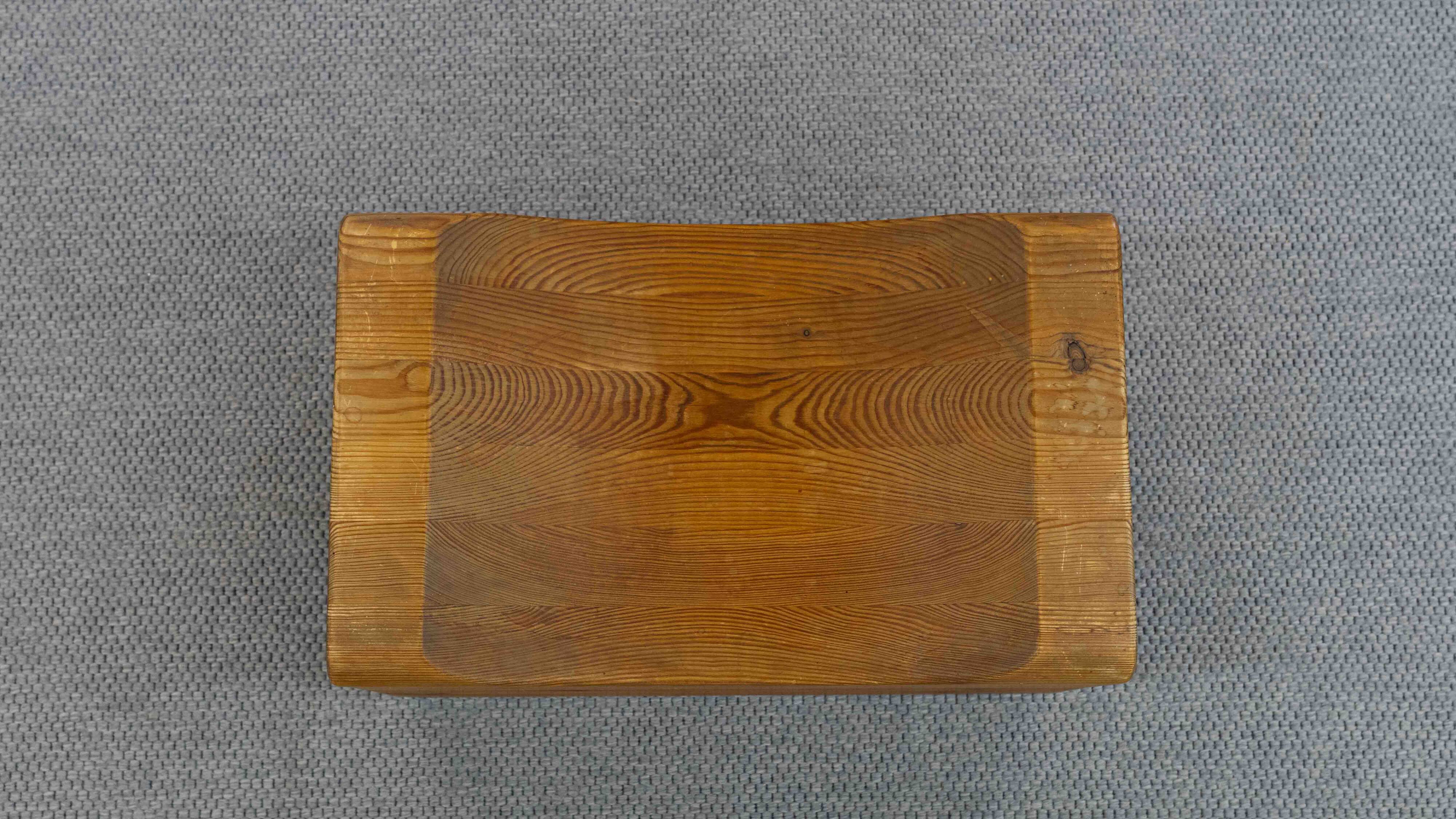 Palle Stool in Pine, Sweden, 70s