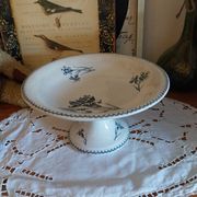 Old iron earth fruit bowl Sarreguemines