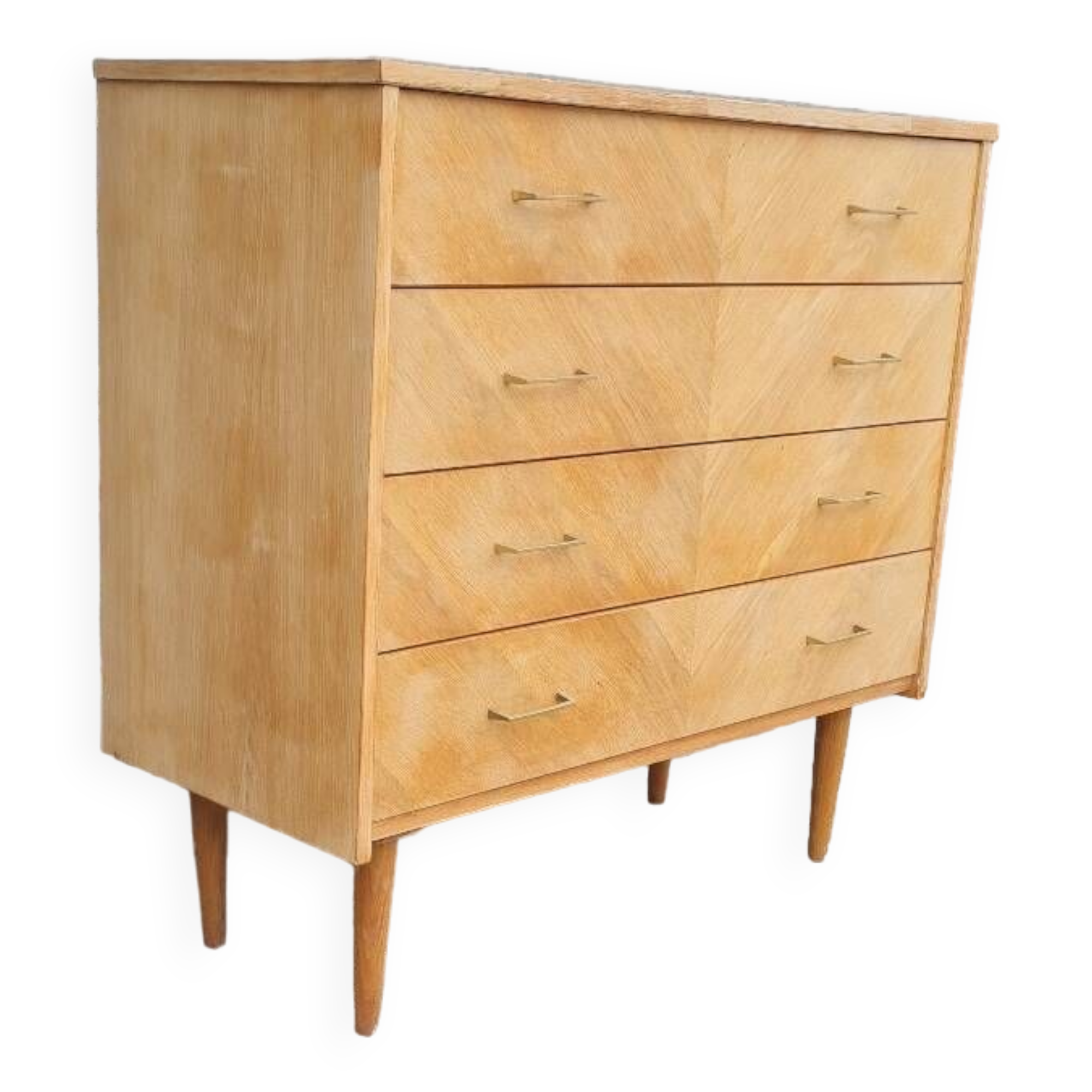 Compass foot chest of drawers 1960