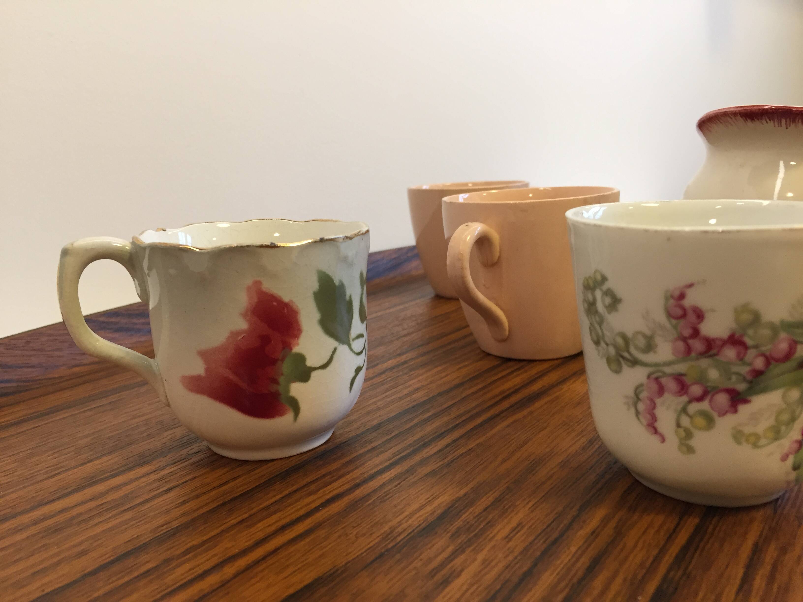 Gien coffee service from the 1930s