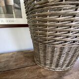 XXL 57cm grey wicker basket