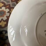 3 assiettes creuses Digoin Sarreguemines modèle Jacquot.