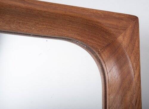 Wall Mirror with Teak Frame, Denmark, 1960s