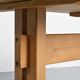 Solid elm mountain table Les Arcs