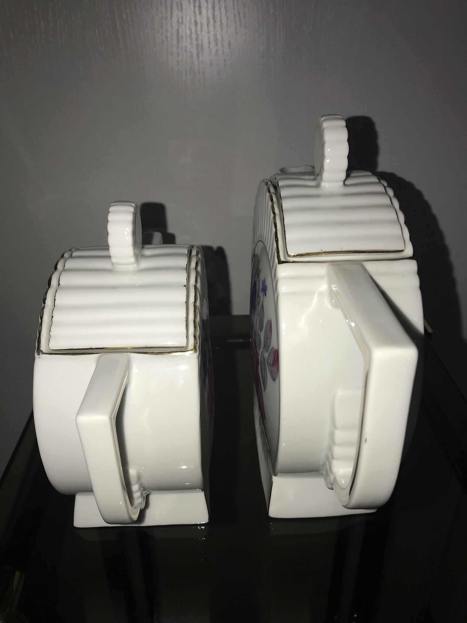 Duo cafetière et sucrier en porcelaine Made in Slovakia