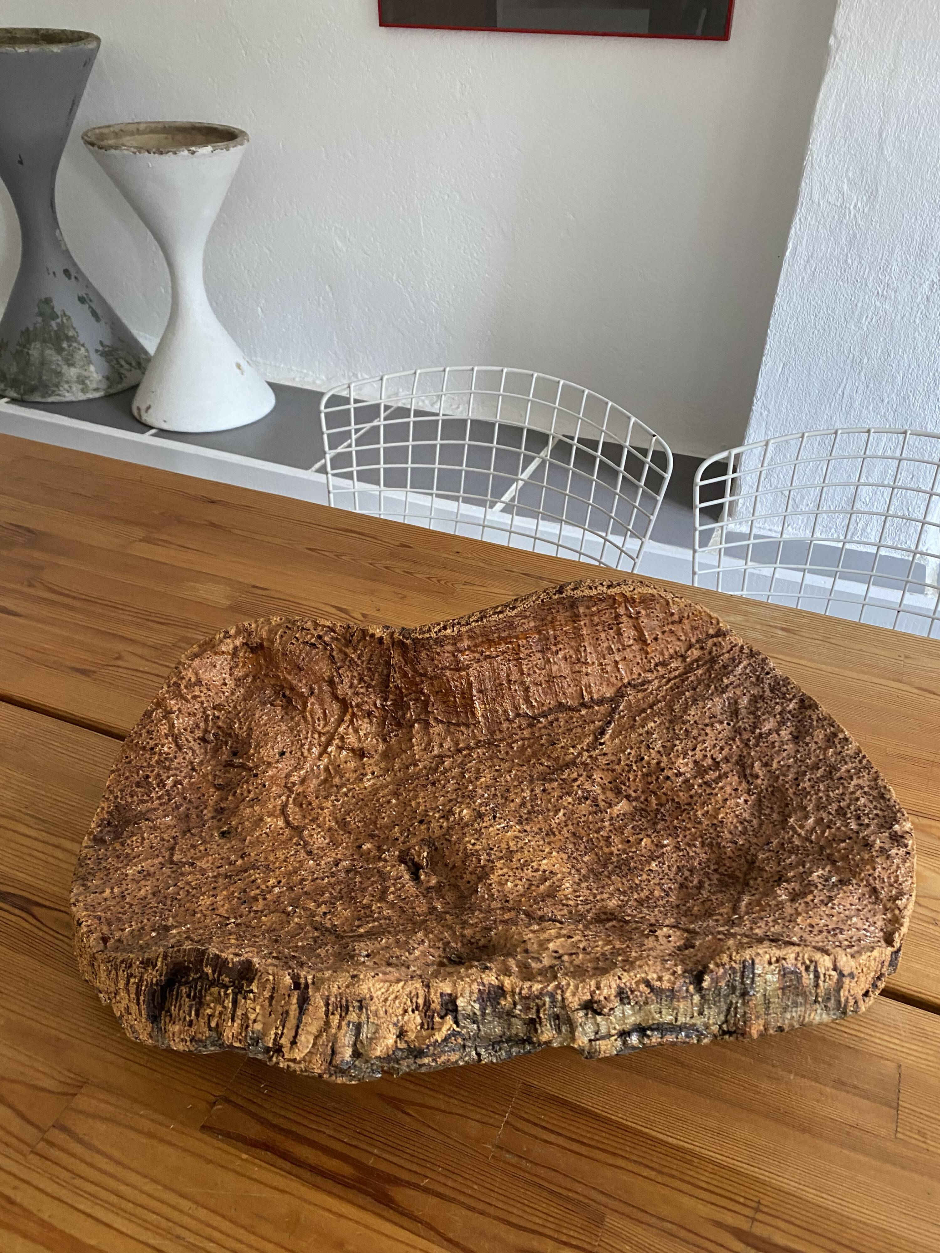 Natural cork cut free form vintage