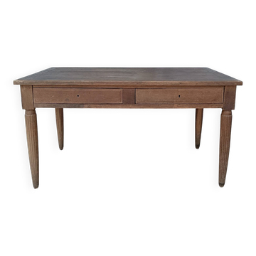 Art Deco oak table