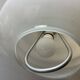 Mid Century white glass pull down  pendant lamp