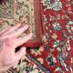 Ancient Pair of Red Kashan Oriental Ispahan Persian Rugs