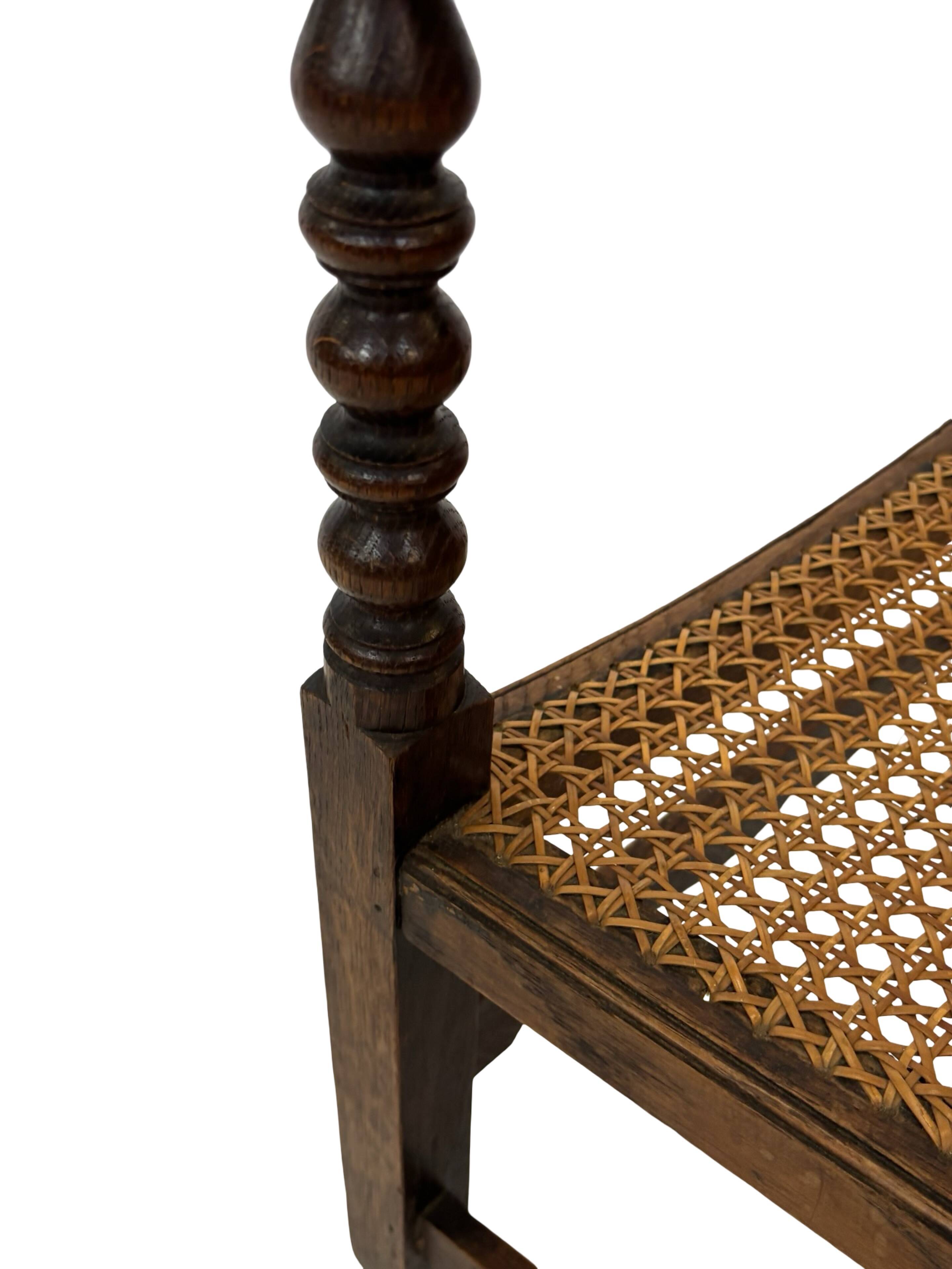 Art Deco chair minimalist oak wicker minimalist design