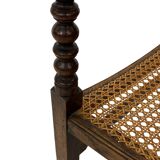 Art Deco chair minimalist oak wicker minimalist design