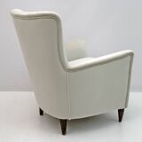 Attributed Gio Ponti Mid-Century Modern Italian Velvet Armchair for Isa, 50