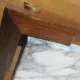 rosewood marble coffee table