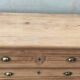Ancienne grande commode en orme six tiroirs