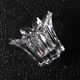 Vintage Royal Crystal Rock Laurus Votive Candle Holder / Italy / 1990s