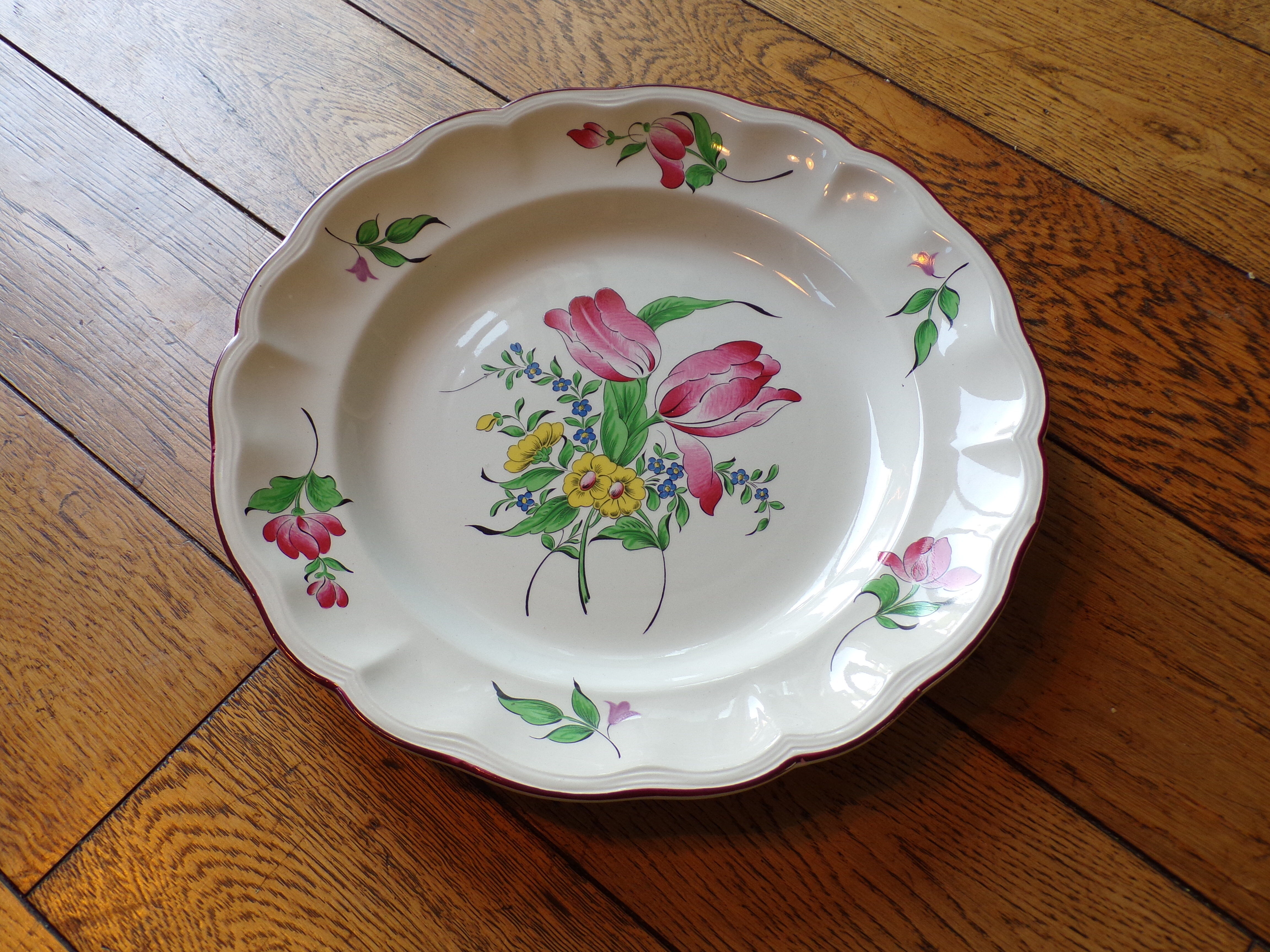 Round hollow dish Lunéville KG Street lamp Ø30 cm